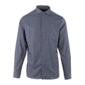 Brimi Shirt Grey Melange L Bamboo viscose stretch shirt