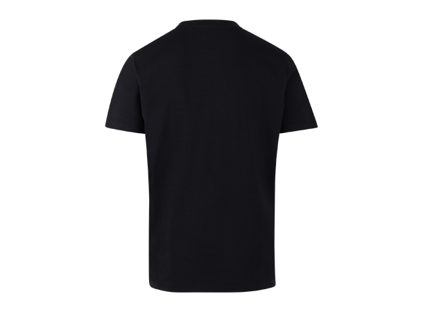 Bruno R-neck Tee black M Organic cotton R-neck t-shirt 