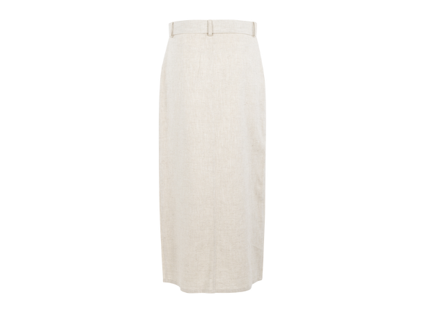 Chiara Skirt Light Sand XL Linen maxi skirt 