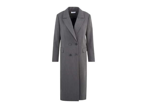 Devaki Coat Charcoal S Stretch blazer coat