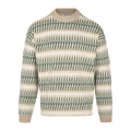 Dino Sweater Green multi M Pattern viscose knit