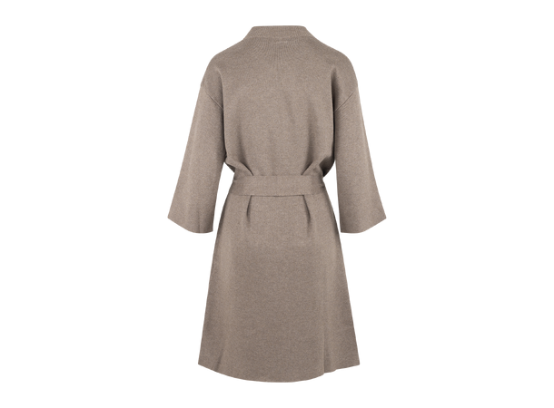 Ebanie Dress Brown XS Knit dress with belt 
