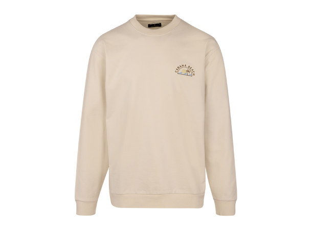 Enzo Sweatshirt Birch L Printed terry crewneck 