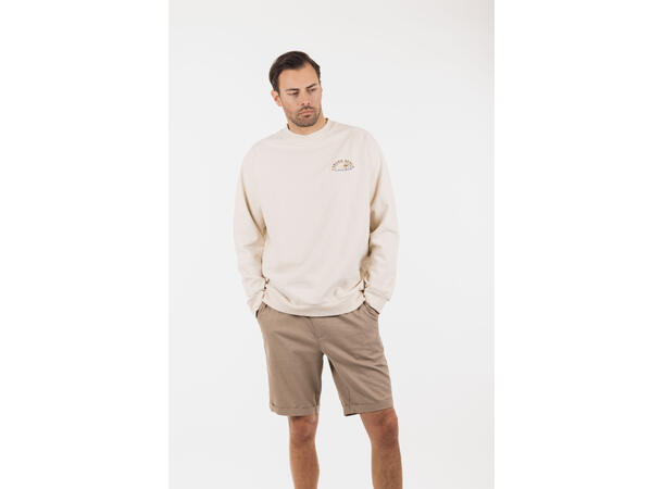 Enzo Sweatshirt Birch L Printed terry crewneck 