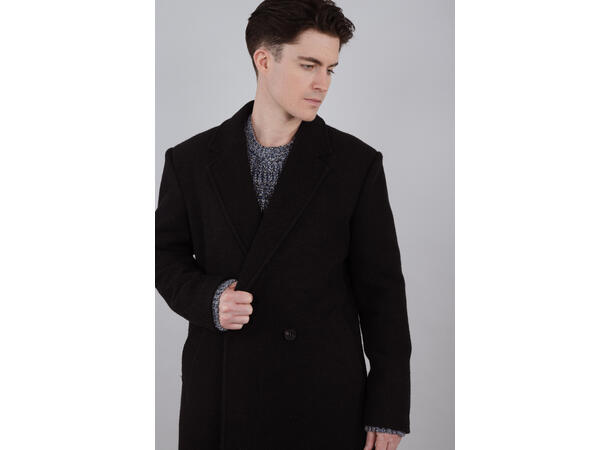 Ernest Coat Black XXL Wool Coat 