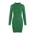 Flossie Dress Eden Green XS Rib knit dress