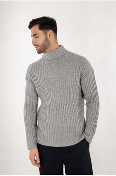 Franklin Turtle Rib knit wool sweater