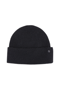 Hope Beanie Black One Size Teddy knit wool beanie