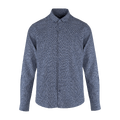 Jon Shirt Navy XL Brushed herringbone shirt