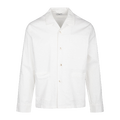 Kasdan Blazer Shirt White L Linen stretch overshirt