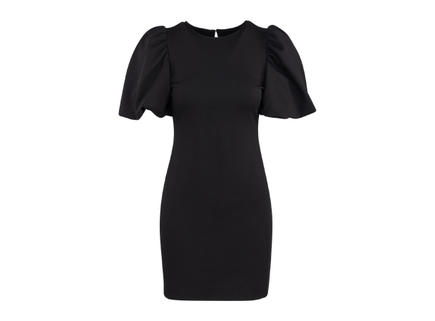 Keiyaa Dress Black M Dress with puffed sleeves 