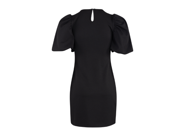 Keiyaa Dress Black M Dress with puffed sleeves 
