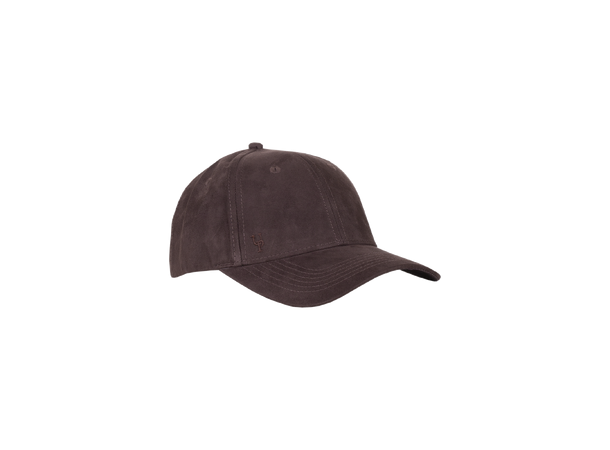 Kelly Cap Brown One Size Faux suede cap 