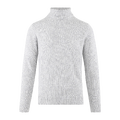 Lasse Sweater Light Grey Melange L Lambswool t-neck