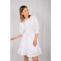 Leandra Dress White M Organic cotton dress