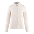 Liza Shirt Sand Melange S Basic linen shirt