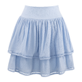 Lori Skirt Light Blue XS Organic cotton skirt