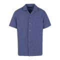 Loui Shirt Blue S Bowling collar SS Shirt