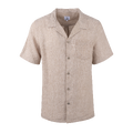 Massimo Shirt Sand L Camp collar SS shirt