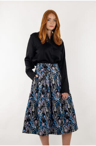 Merry Skirt Pleated midi skirt