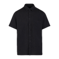 Moreno Shirt Black XXL Vintage wash SS linen Shirt