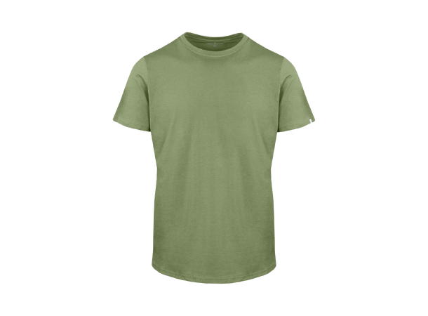 Niklas Basic Tee Olivine XL Basic cotton T-shirt 