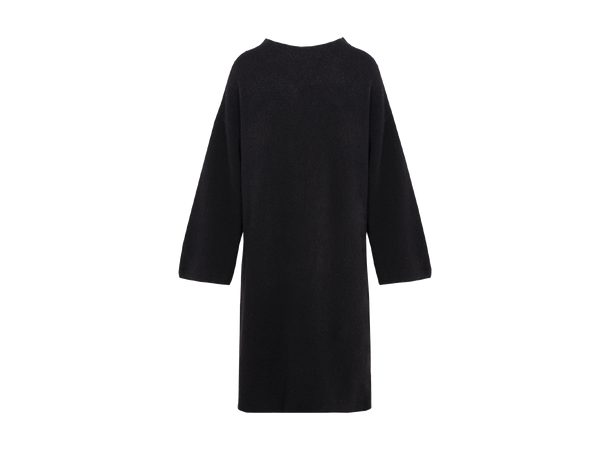 Parisa Dress Black S Teddy wool knit dress 