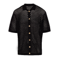 Pulp Shirt Black L Crochet SS shirt