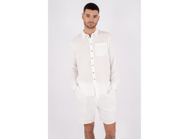 Robban Shorts White S Bubbly cotton shorts 