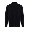 Shawn Shirt Black L Wide slub shirt