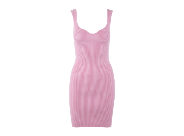 Shayden Dress Pink S Sweetheart rib mini dress 