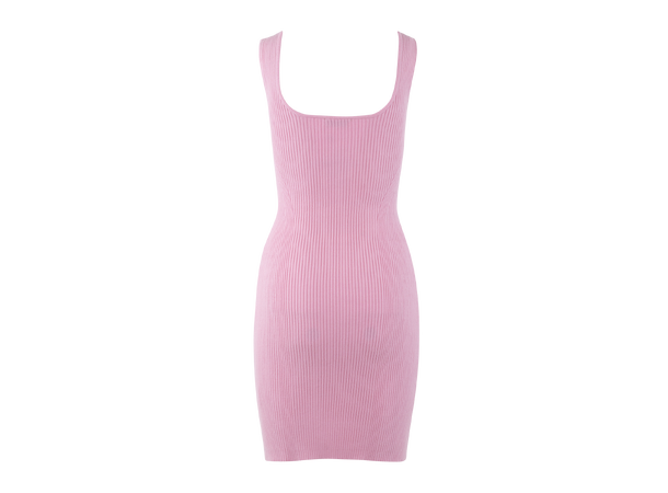 Shayden Dress Pink S Sweetheart rib mini dress 