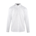Solan Shirt White M Cut away collar flannell shirt