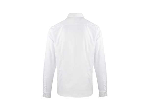 Solan Shirt White M Cut away collar flannell shirt 