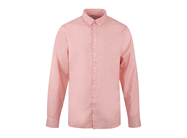 Wendel Shirt Red melange XL Herringbone linen shirt