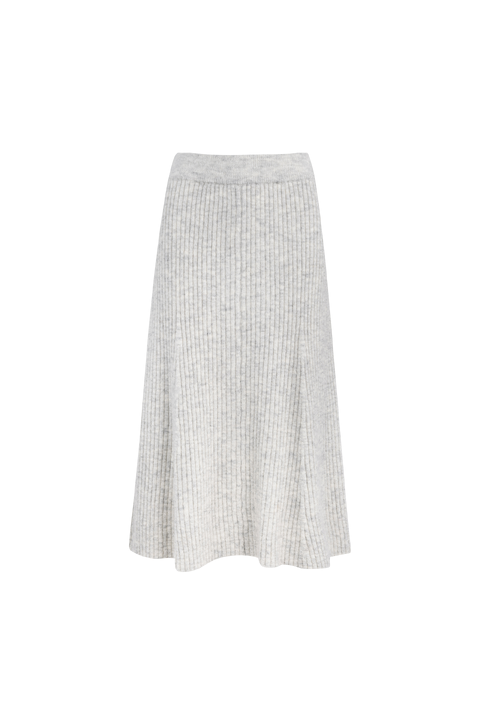Zadie Skirt Alpaca rib knit skirt