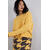 Leslie Sweater Yolk Yellow XS Crew neck alpaca sweater 