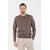 Curtis Sweater Mid Brown L Bamboo r-neck 