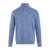 Trym Half-zip Denim Blue M Soft knit viscose sweater 