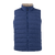Ernie Vest Blue/Silver Mink M 2-way padded vest 