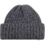 Lyra Beanie charcoal One Size Chunky alpaca rib beanie 