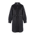 Katinka Overshirt Black M Long belted overshirt 