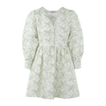 Adriana Dress Green XS Embroidery anglaise dress