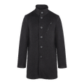 Adriano Coat Black S Classic Wool Coat