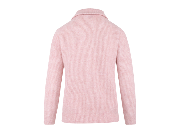Alana Half-zip Blush Pink M Half-zip mohair sweater 