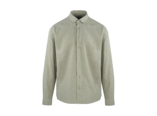 Albin Shirt Oil Green XXL Brushed twill shirt 