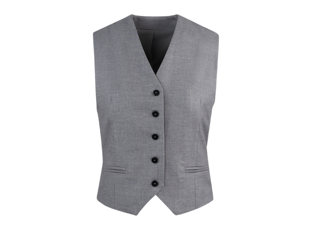 Alenka Waistcoat Grey L Wool stretch waistcoat 