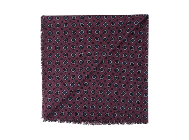 Charles Scarf Rose One Size Mercerized merino scarf 