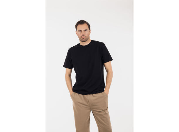Cobi Tee Black M Basic bamboo cotton tee 