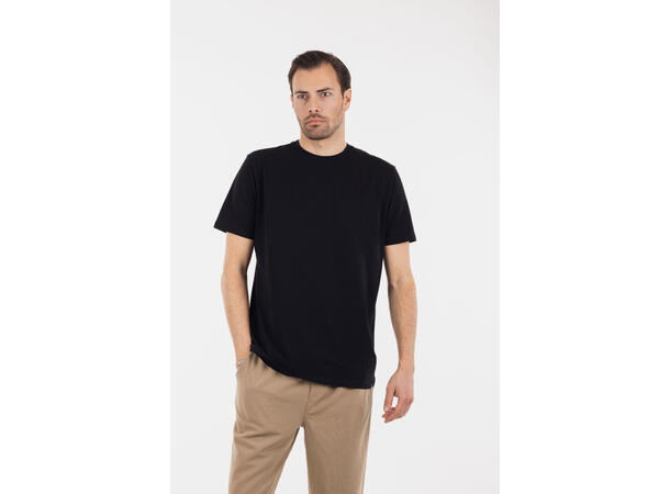 Cobi Tee Black M Basic bamboo cotton tee 
